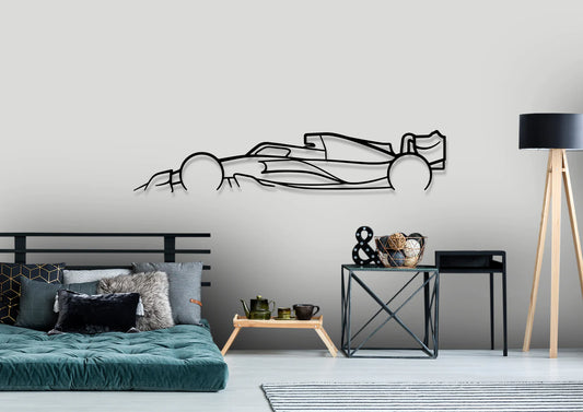 2022 Formula One F1 Classic - Metal Silhouette Wall Art